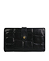 Mulberry Long Croc Wallet, front view